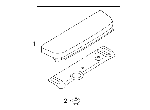 2021 Ford Transit Connect High Mount Lamps Diagram