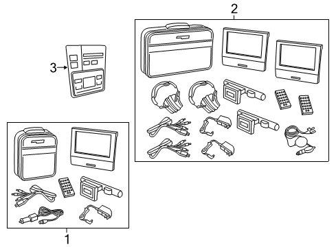 2019 Ford Police Interceptor Utility Entertainment System Components Diagram 2