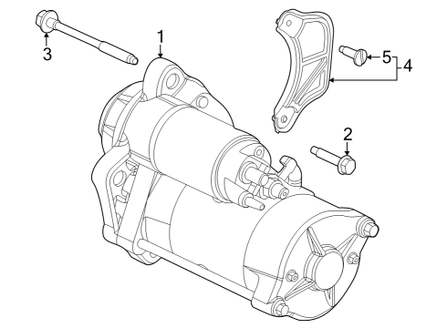 2024 Ford F-250 Super Duty Starter Diagram 1