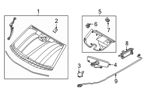 2022 Ford Mustang Mach-E Lane Departure Warning Diagram 4