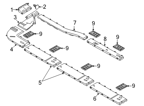 2022 Ford Transit Ducts & Louver Diagram 5