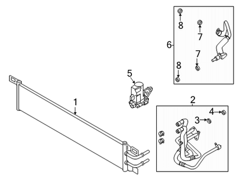 2022 Lincoln Corsair Trans Oil Cooler Diagram 3