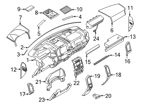 1996 Ford F53 Cover Diagram for JL1Z-78044F58-AA