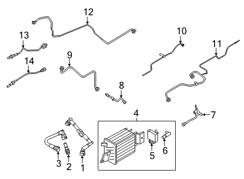 2021 Ford Expedition Emission Components Diagram