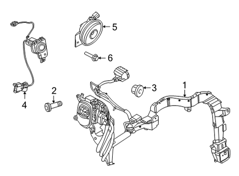 2021 Ford Mustang Mach-E INLET Diagram for LJ9Z-14A303-G