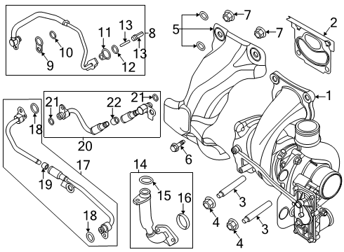 2021 Lincoln Corsair Turbocharger Diagram 4