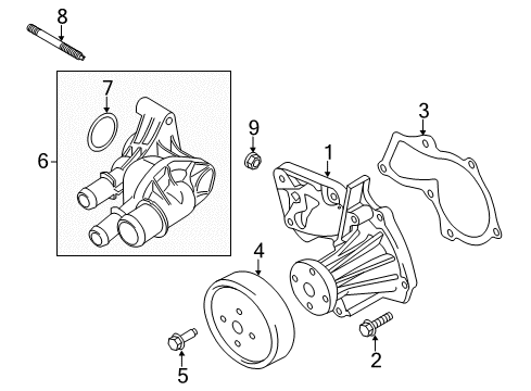 2020 Ford Fusion Water Pump Diagram 1