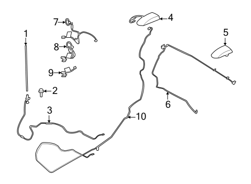 2023 Ford F-150 Lightning Antenna & Radio Diagram 2