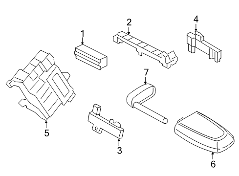 2023 Ford Expedition Keyless Entry Components Diagram