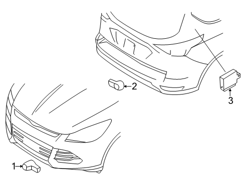 2022 Ford Escape Electrical Components Diagram 2