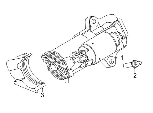 2020 Ford Edge Starter Diagram 1