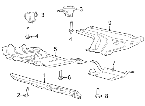 2022 Ford Bronco PLATE Diagram for MB3Z-7E063-F