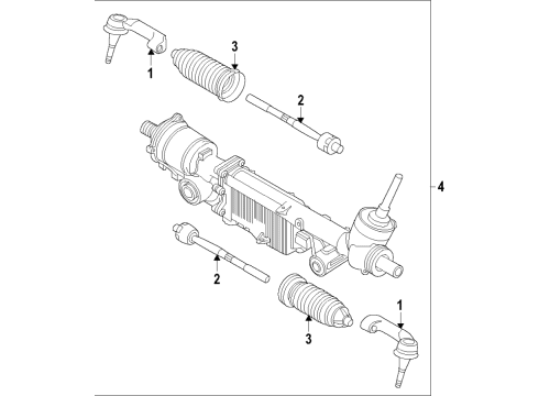 2020 Ford F-150 Steering Column & Wheel, Steering Gear & Linkage Diagram 7