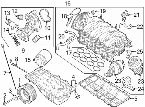 2024 Ford Mustang GASKET Diagram for PR3Z-9E936-A