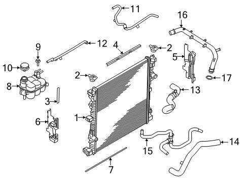 2022 Lincoln Aviator HOSE ASY Diagram for N1MZ-8C289-B