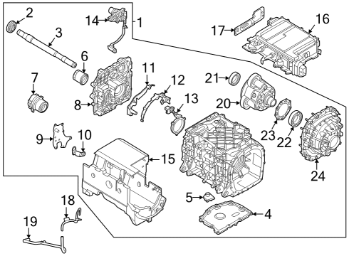 2023 Ford F-150 Lightning CONNECTOR Diagram for NL3Z-7G276-B