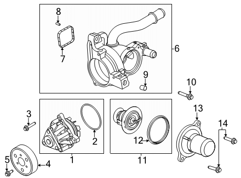 2021 Ford Escape Water Pump Diagram 2