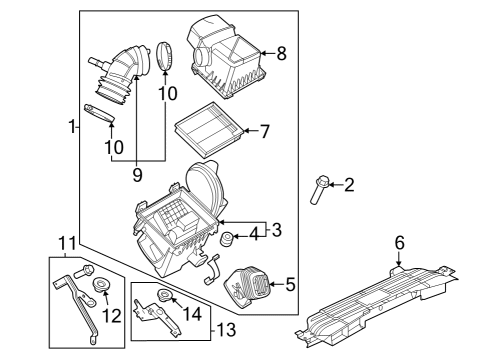 2020 Ford Escape COVER Diagram for LX6Z-9G784-A