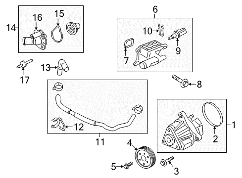 2022 Ford EcoSport Water Pump Diagram