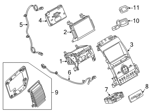 2019 Ford Police Interceptor Sedan Sound System Diagram 4