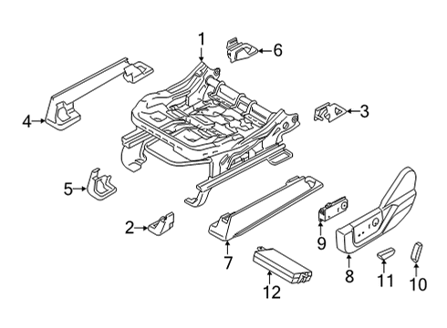 2022 Ford F-150 Tracks & Components Diagram 1