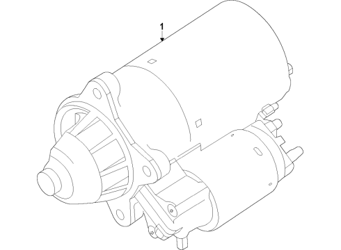 2021 Ford F-350 Super Duty Starter Diagram 2