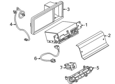 2022 Ford Maverick Switches Diagram 3