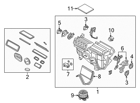 2020 Ford Fusion Air Conditioner Diagram 5