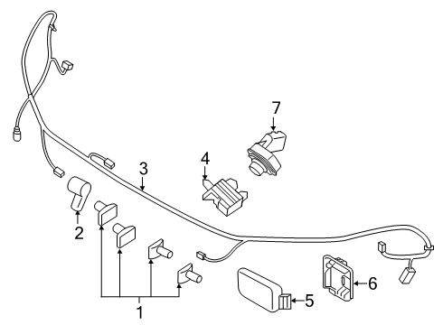 2020 Ford Police Interceptor Utility Automatic Temperature Controls Diagram 1