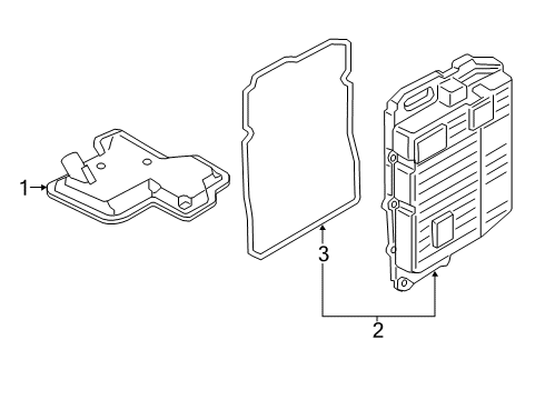 2024 Ford Edge Transaxle Parts Diagram 2