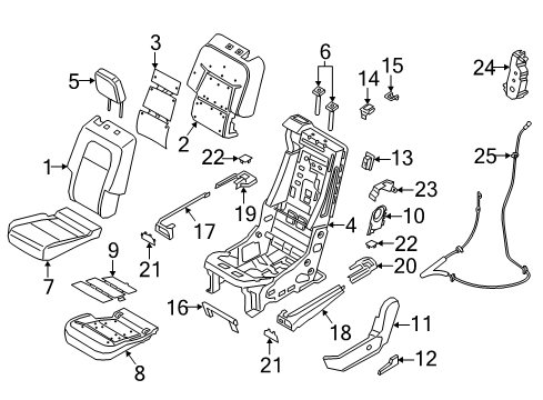 2022 Lincoln Aviator BLOWER ASY - VENT AIR - CCS Diagram for LU5Z-19N550-D