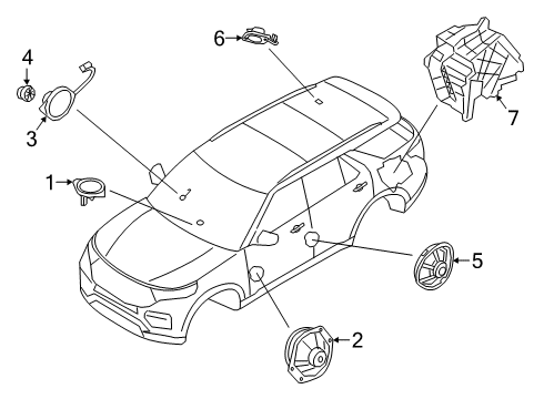 2022 Ford Explorer Sound System Diagram 4