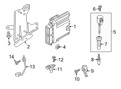 2020 Lincoln MKZ Powertrain Control Diagram 1