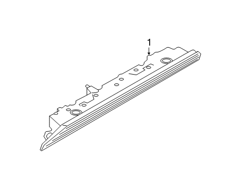 2022 Ford EcoSport High Mount Lamps Diagram