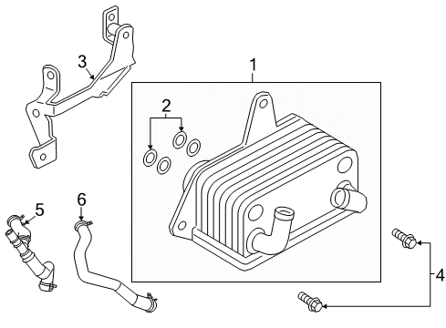 2022 Ford Ranger Trans Oil Cooler Diagram