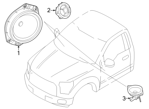 2024 Ford F-250 Super Duty Sound System Diagram 4