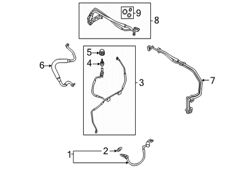 2020 Ford Transit Switches & Sensors Diagram 1