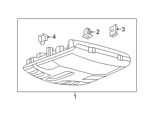 2021 Lincoln Nautilus Overhead Console Diagram