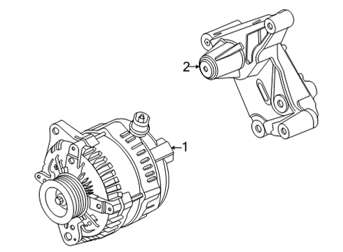 2023 Ford E-350/E-350 Super Duty Alternator Diagram 3