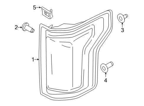 2020 Ford F-150 Tail Lamps Diagram 3