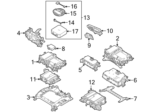 2022 Ford F-150 Lightning CHARGER - BATTERY Diagram for NL3Z-10B689-D