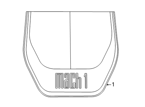 2023 Ford Mustang Stripe Tape Diagram 7