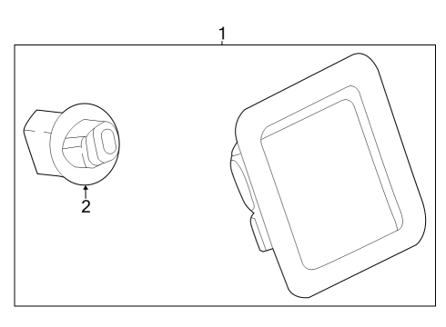 2022 Ford F-150 Lightning License Lamps Diagram