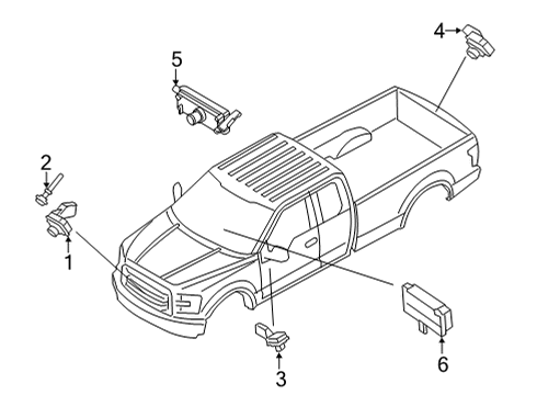 2023 Ford F-150 Electrical Components Diagram 2