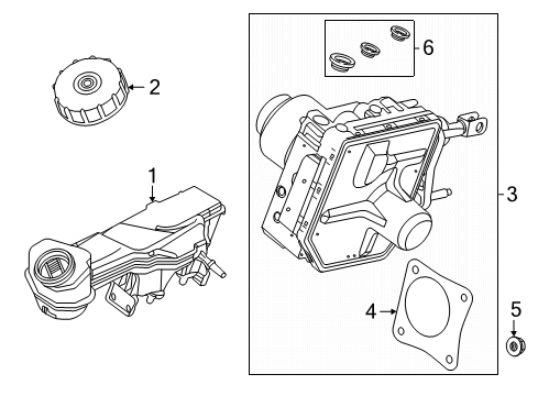 2020 Ford Escape Dash Panel Components Diagram 1