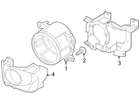 2022 Ford Bronco Fog Lamps Diagram 1