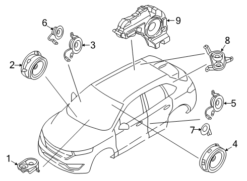 2022 Lincoln Nautilus Sound System Diagram 2