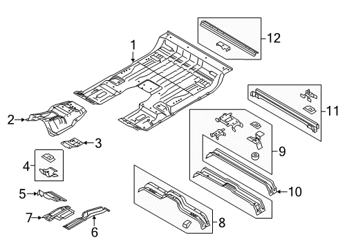 2020 Ford F-150 Floor Diagram 1