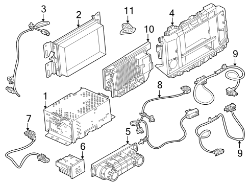 2023 Ford F-350 Super Duty Navigation System Diagram 2