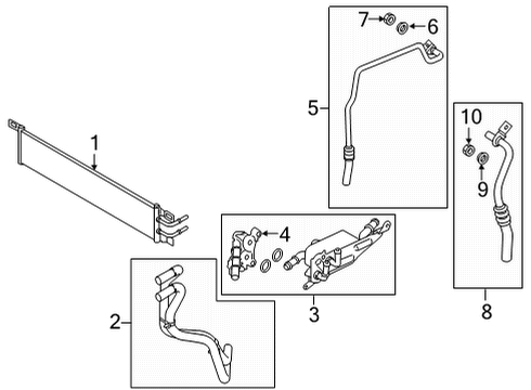 2022 Ford Bronco Sport Trans Oil Cooler Diagram 2